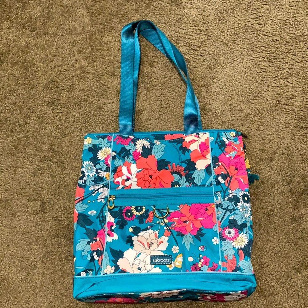 Sakroots Chealsea Convertible Totepack, Teal
